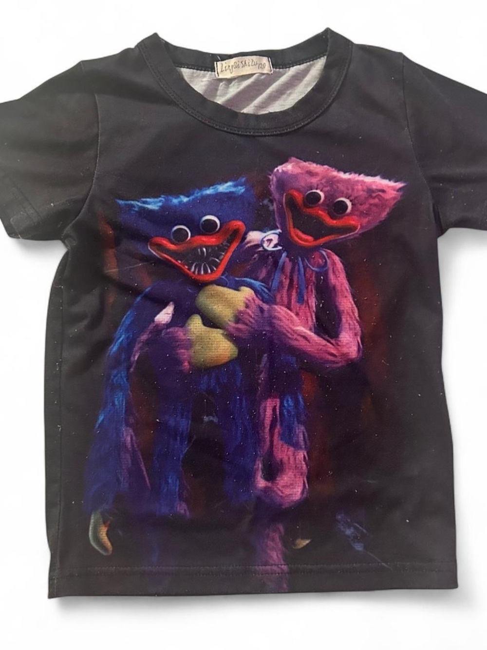 Black Kids Huggy Wuggy & Kissy Missy Shirt